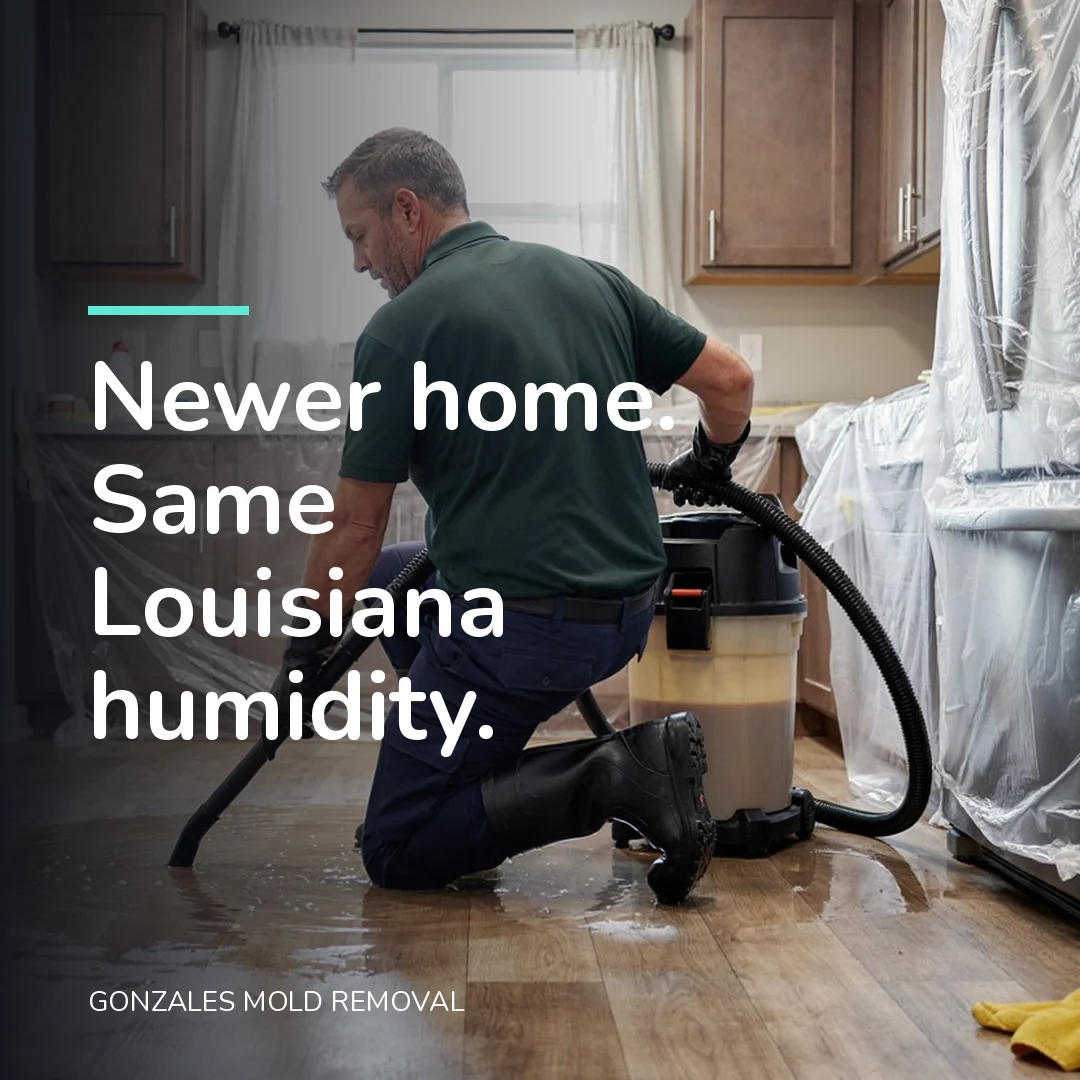 Newer home. Same Louisiana humidity.